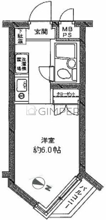 日神パレステージ代田橋の物件間取画像